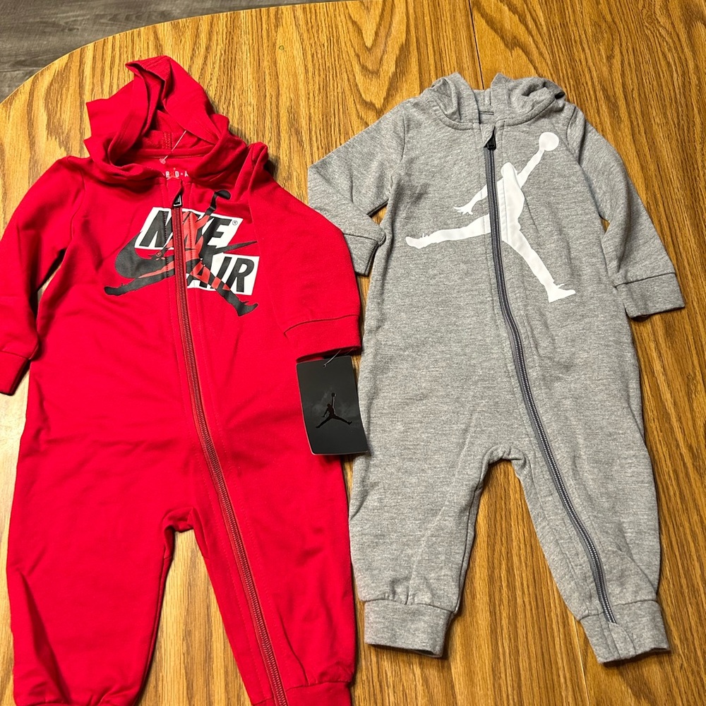NWT!!! Jordan 9mth jumpsuits